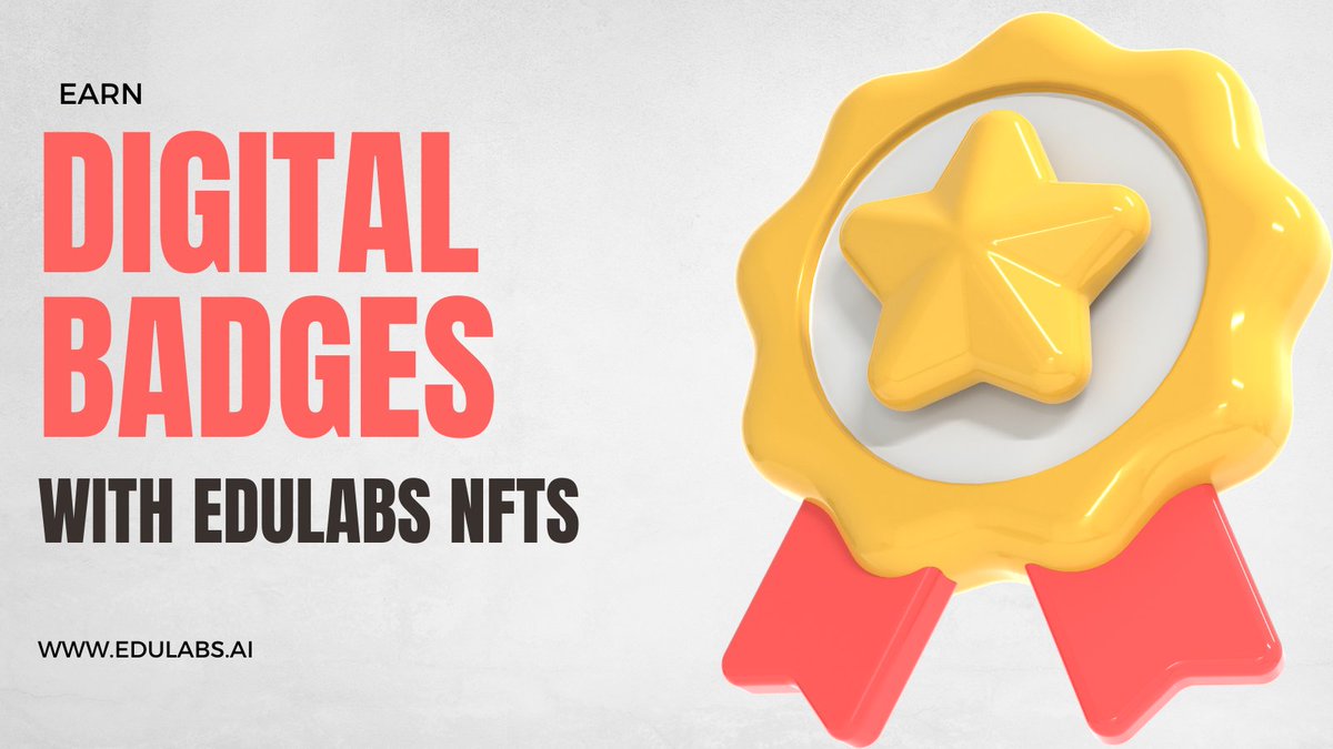 joinedulabs's tweet photo. 🌟 Transform Your Education with EduLabs NFTs!

#Edulabs #Web3 #EdTech #AITutor #LearnToEarn #Innovation #BSC #BSCGemsAlert 

EduLabs is revolutionizing education by integrating NFTs. 

Access exclusive learning materials, secure verifiable certificates, and earn digital badges for your achievements. The future of education is here! 🚀

Discover more at Edulabs:
🔗https://t.co/FuXZYs4lJz