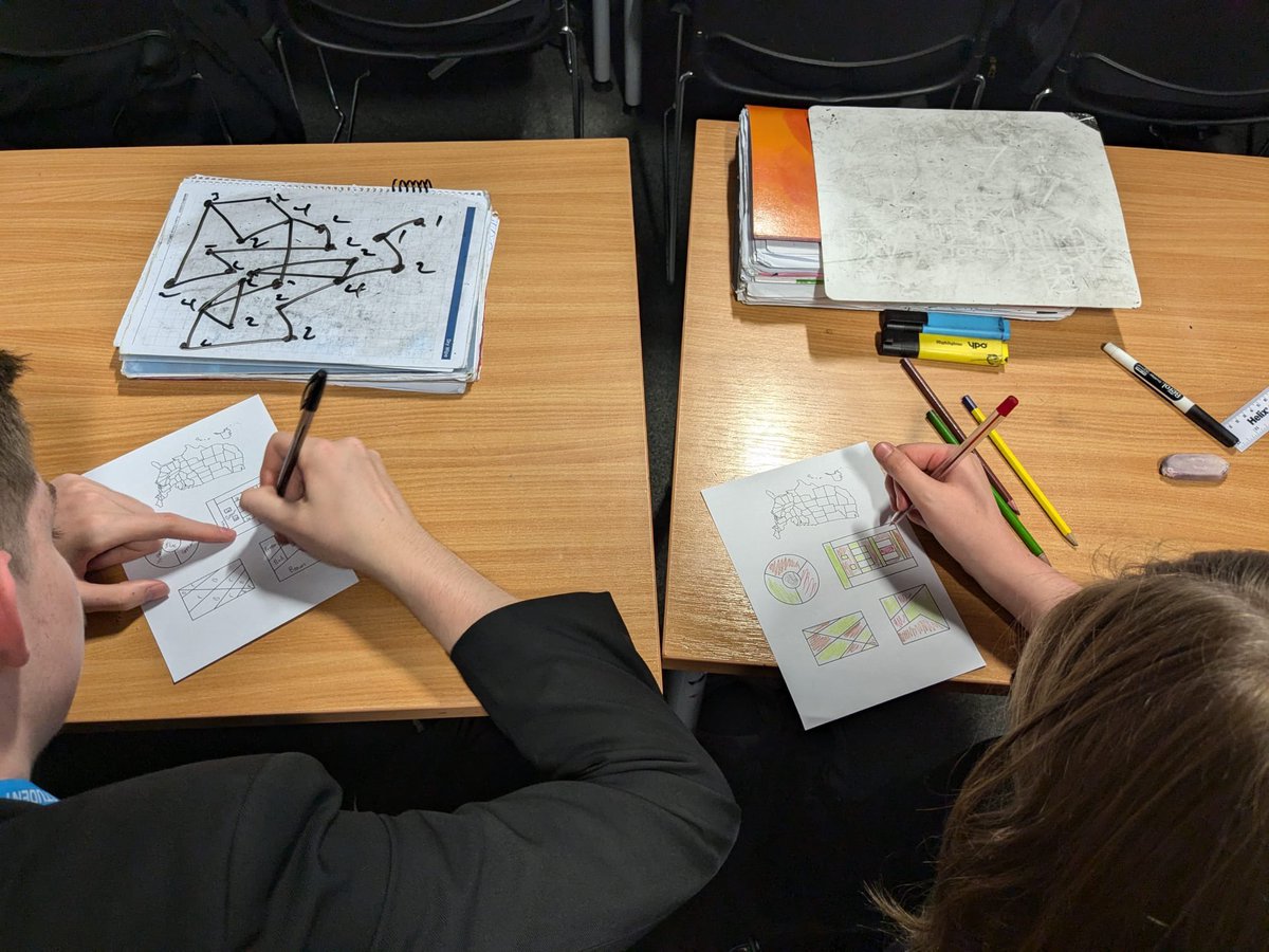 MaltbyAcademy's tweet photo. 10T1 and 10L1 took part in a Graph Theory Session run by AMSP (Advanced Maths Support Programme) last Wednesday. Students were fully engaged in the session and loved getting creative with different graphical tasks.
#maths #highabilitylearners #aspiration https://t.co/zNwIjQzlhZ