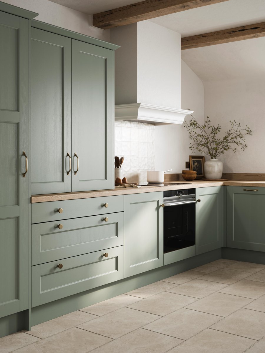 AbsoKitchens's tweet image. This summer is about bringing the garden tones into your kitchen. These green tones fresh and warm will extend inside space out - blending nature with home.

#kitchendesign #kitchencolours #KitchenInspiration