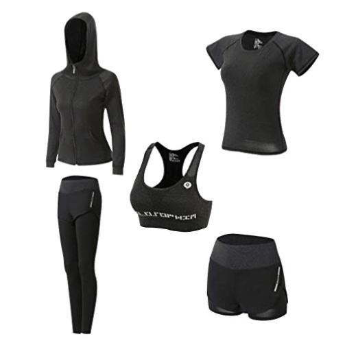I just received TURWXGSO Women's 5PCS Yoga Outfits Workout Tracksuit Set Running Jogging Gym Sweatsuits<a href="/tag/throne"class="tags"><span>#throne</span></a><a href="/tag/wishlist"class="tags"><span>#wishlist</span></a>