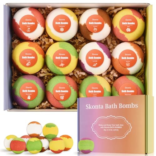 I just received Skonta Bath Bombs Gift Set, 12-Pieces Handmade Vegan &amp; Cruelty Free Bath Bombs, Fizzy<a href="/tag/throne"class="tags"><span>#throne</span></a><a href="/tag/wishlist"class="tags"><span>#wishlist</span></a>