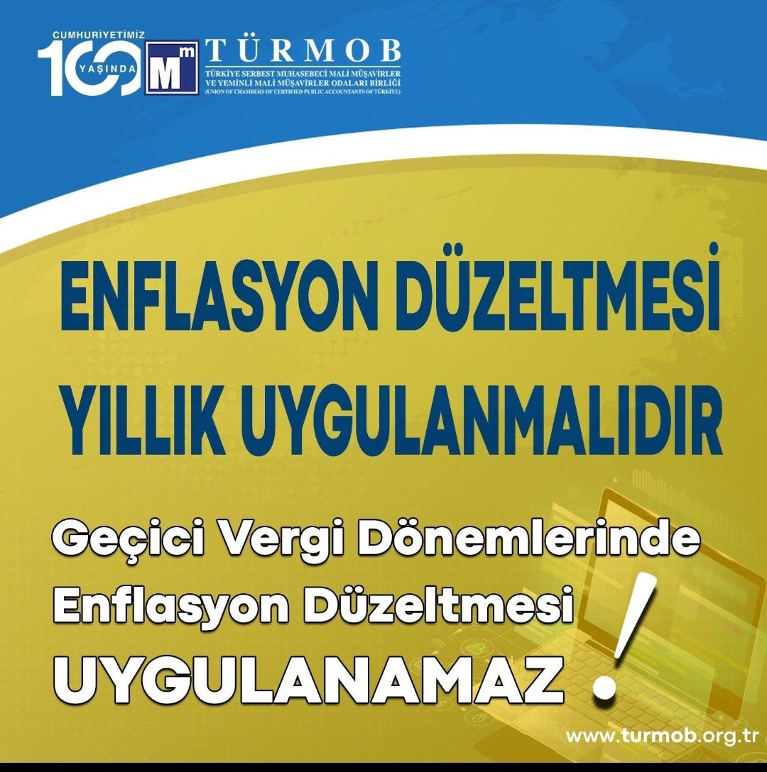 #EnflasyonMuhasebesi