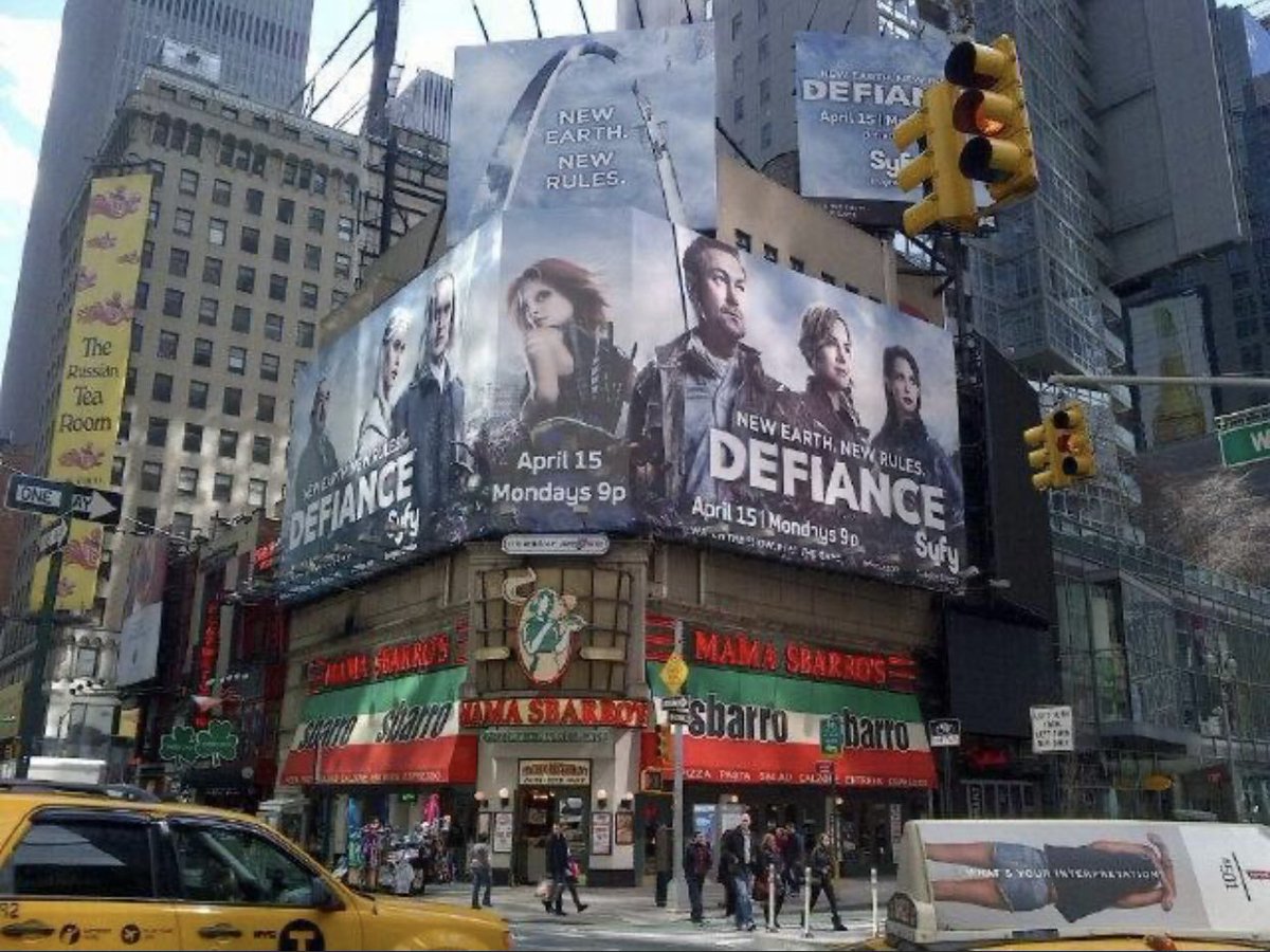 When your bro takes your place on Times Square 😜 #ThoseAboutToDie out today on <a href="/peacock/">Peacock</a> #DimitriLeonidas #Scorpus