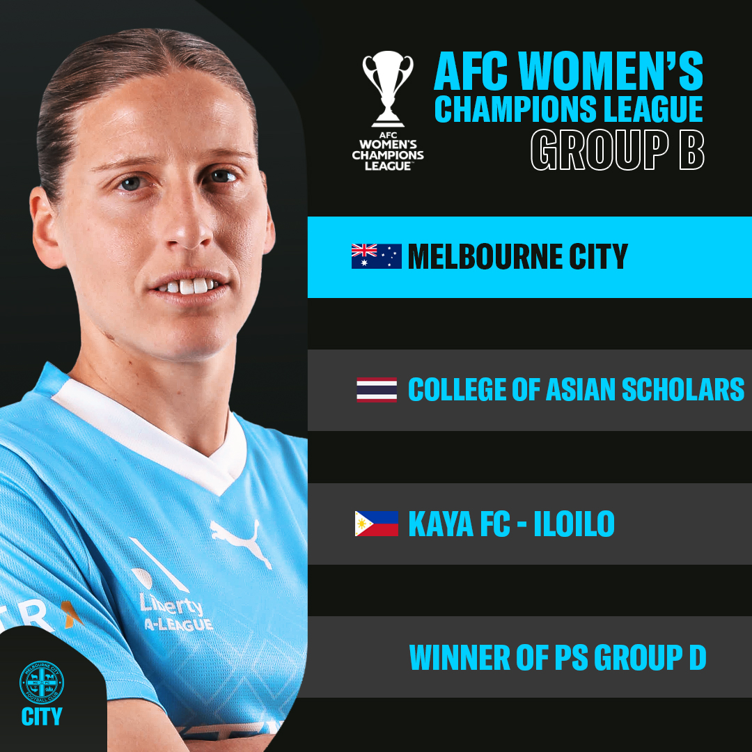 MelbourneCity's tweet photo. 𝐆𝐫𝐨𝐮𝐩 𝐁 𝐢𝐭 𝐢𝐬 👊

✈️ We're off to Thailand for our AFC Women's Champions League Group Stage fixtures, to be played between October 6-12. https://t.co/lvKjcJyCW1