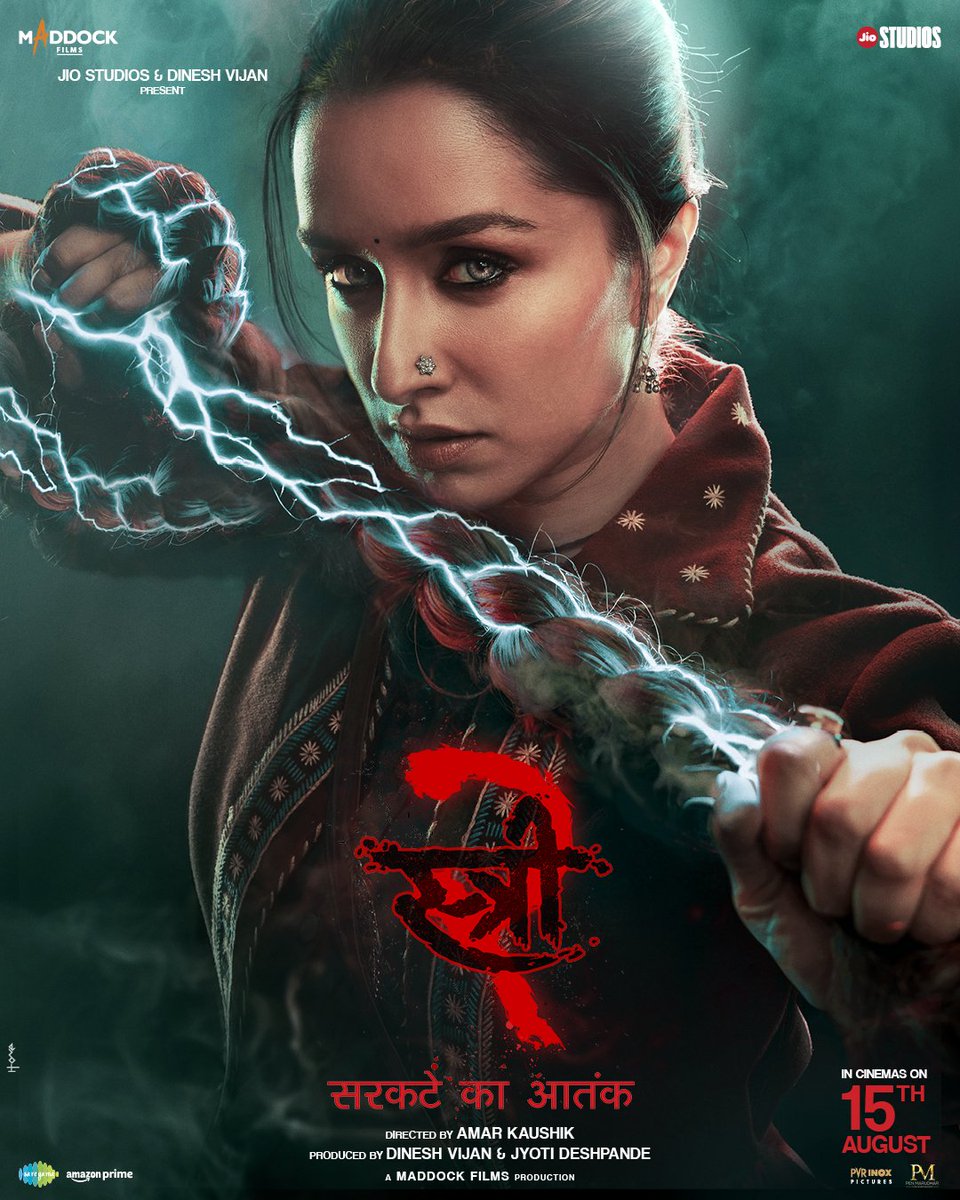 jiostudios's tweet photo. Chanderi ko aatank ke saaye se bachaane ke liye laut rahi hai woh....👻✨
#Stree2TrailerIn1Hour
The legend returns this Independence Day, 15th August, 2024
@ShraddhaKapoor @RajkummarRao @TripathiiPankaj @nowitsabhi @Aparshakti @amarkaushik #JyotiDeshpande #DineshVijan @nirenbhatt @sharadakarki #PoojaVijan #JioStudios @MaddockFilms @Soulfulsachin @jigarsaraiya @sachinjigar @OfficialAMITABH #JustinVarghese @saregamaglobal @PenMovies #PenMarudhar @PicturesPVR