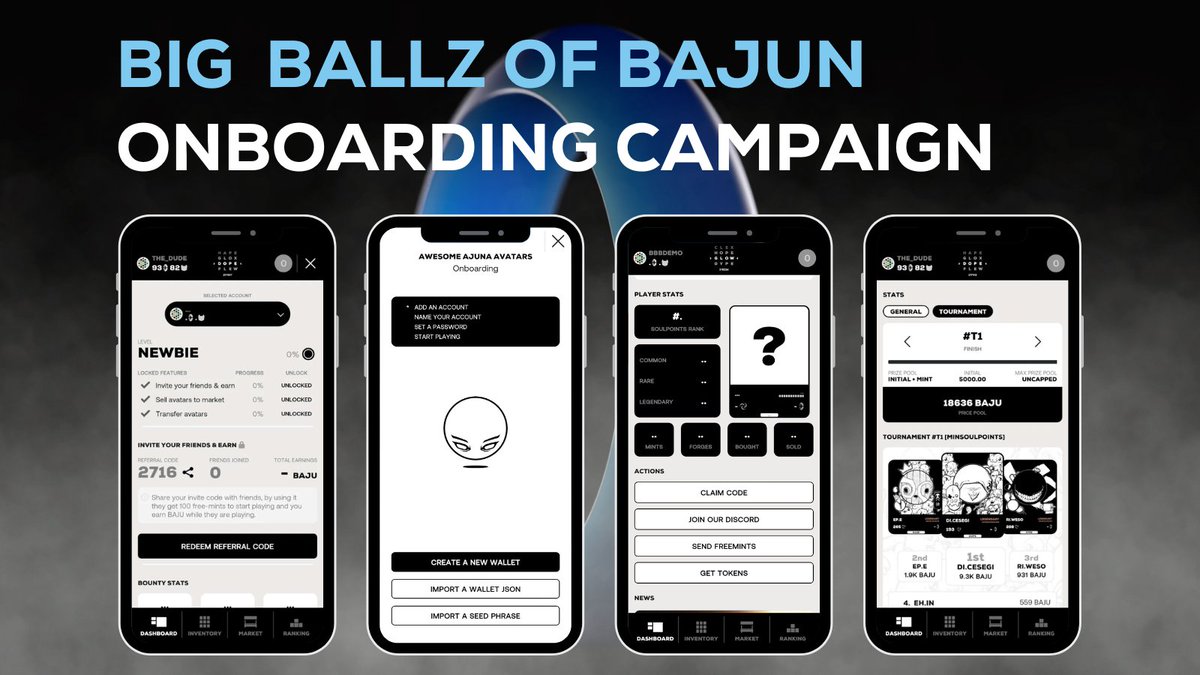AjunaNetwork's tweet photo. Big Ballz Onboarding Campaign 🚀 

The purpose of this campaign is to show you step by step how to get started, gameplay tips and provide you with the tools needed to create a Legendary Ball which will qualify you for an $AJUN allocation!

https://t.co/qpuR3mU0Ws https://t.co/j5iRdBJ6uI