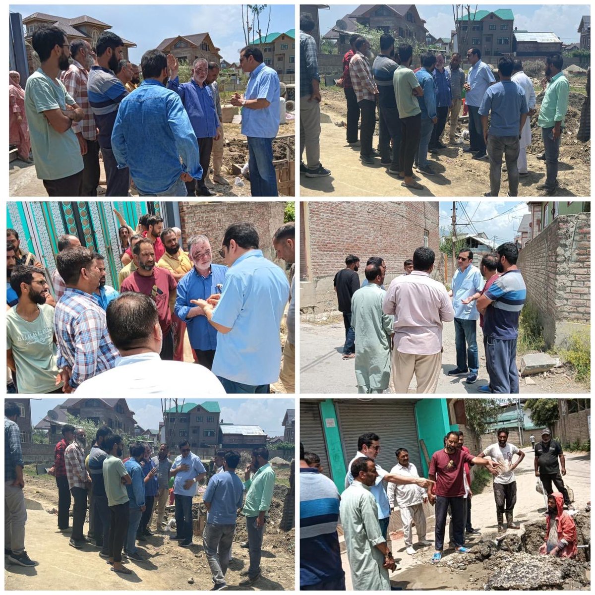Zaffermir's tweet photo. Visited drainage site under in shankarpora, chadoora. separate system near Jamia Masjid &amp; Temple, and a dewatering station near railway line is much needed.  Officials must expedite work before the onset of rainy season #SMC_srinagar #dc_budgam #akshaylabroo #dicbudgam https://t.co/gN5KiRw4SI