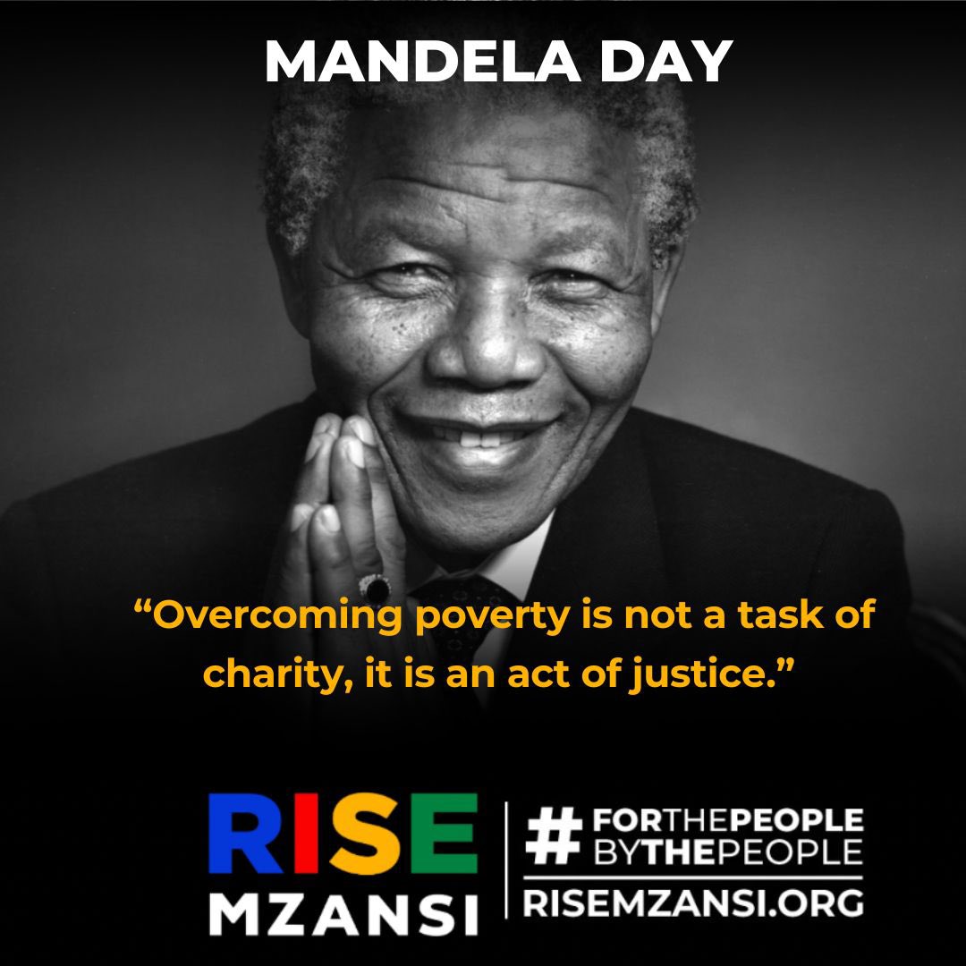 Rise_MzansiWC's tweet image. Today, we honour the legacy of Nelson Mandela, a champion of justice, equality, and freedom.

As we celebrate Mandela Day, let us commit to building a safe, prosperous, equal, and united South Africa in one generation.

#MandelaDay
#MandelaDay2024 #ForThePeopleByThePeople