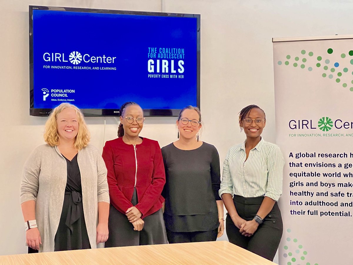 (1/2) We’re excited to announce that the GIRL Center will now host the <a href="/CAG_org/">CAG</a>, a coalition of 80 organizations dedicated to supporting, investing in, and improving adolescent girls’ lives globally. Full press release: tinyurl.com/bddhj2jv

<a href="/Pop_Council/">Population Council</a>
