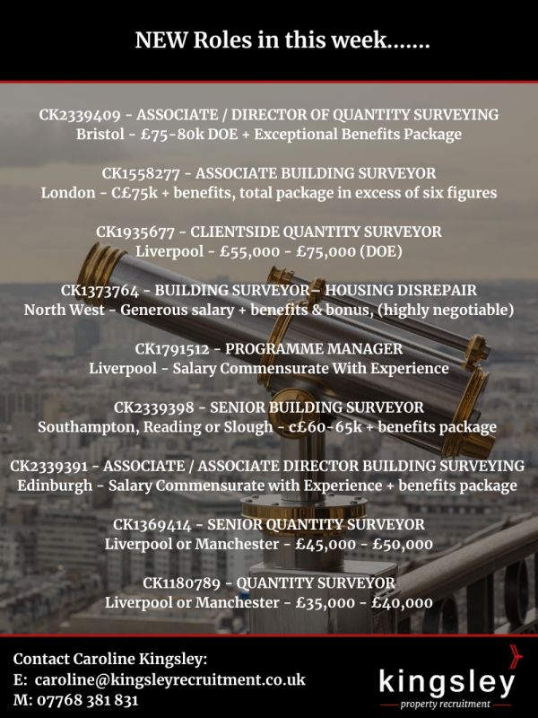 Caroline has some NEW opportunities Interviewing now!, Get in touch for a confidential discussion on 07768 381 831, Can't see what you are looking for visit our website kingsleyrecruitment.co.uk for lots more exciting opportunities
#interview #hiring #jobs
