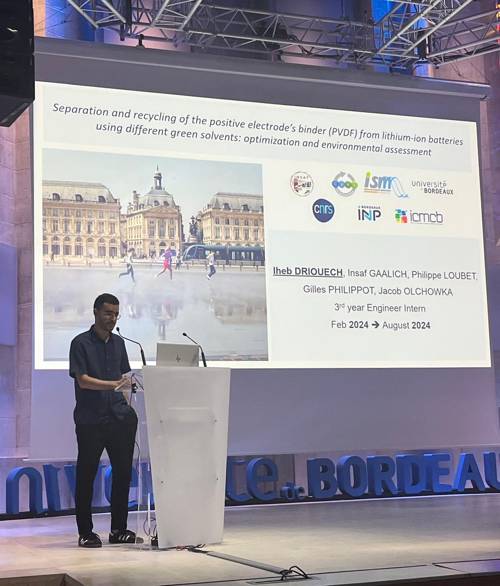 <a href="/NSysA_Research/">NSysA - ISM</a> This is followed by a presentation on eco-design of a recycling process of positive electrode scraps and its environmental relevance 🌱♻️, by Iheb Driouech (M2 student!) from CyVi <a href="/cyvigroup/">CyVi Group</a>