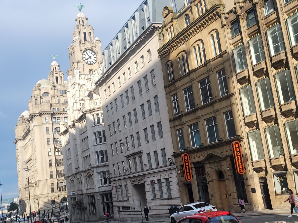 It's Hooters that adds class and a true sense of history to the grand buildings on Liverpool’s Water Street, I think.