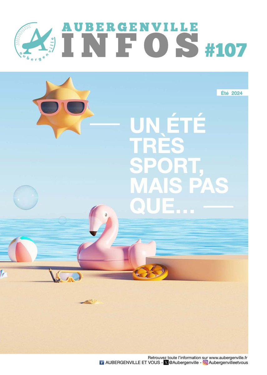 𝗔𝗨𝗕𝗘𝗥 𝗜𝗡𝗙𝗢𝗦
Votre magazine de l'été est arrivé ! 

Sécurité, environnement, vie associative, déchets... vacances sportives et ludiques, ne manquez aucune actualités sur votre été à #aubergenville !

Bonne lecture! ➡️ aubergenville.fr/.../web-auber-…