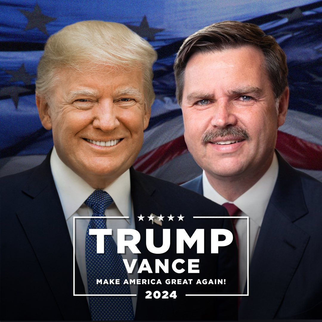 I support the Trump/Vance ticket and will do everything I can to elect them! 

Retweet if you agree! 

#TrumpVance24