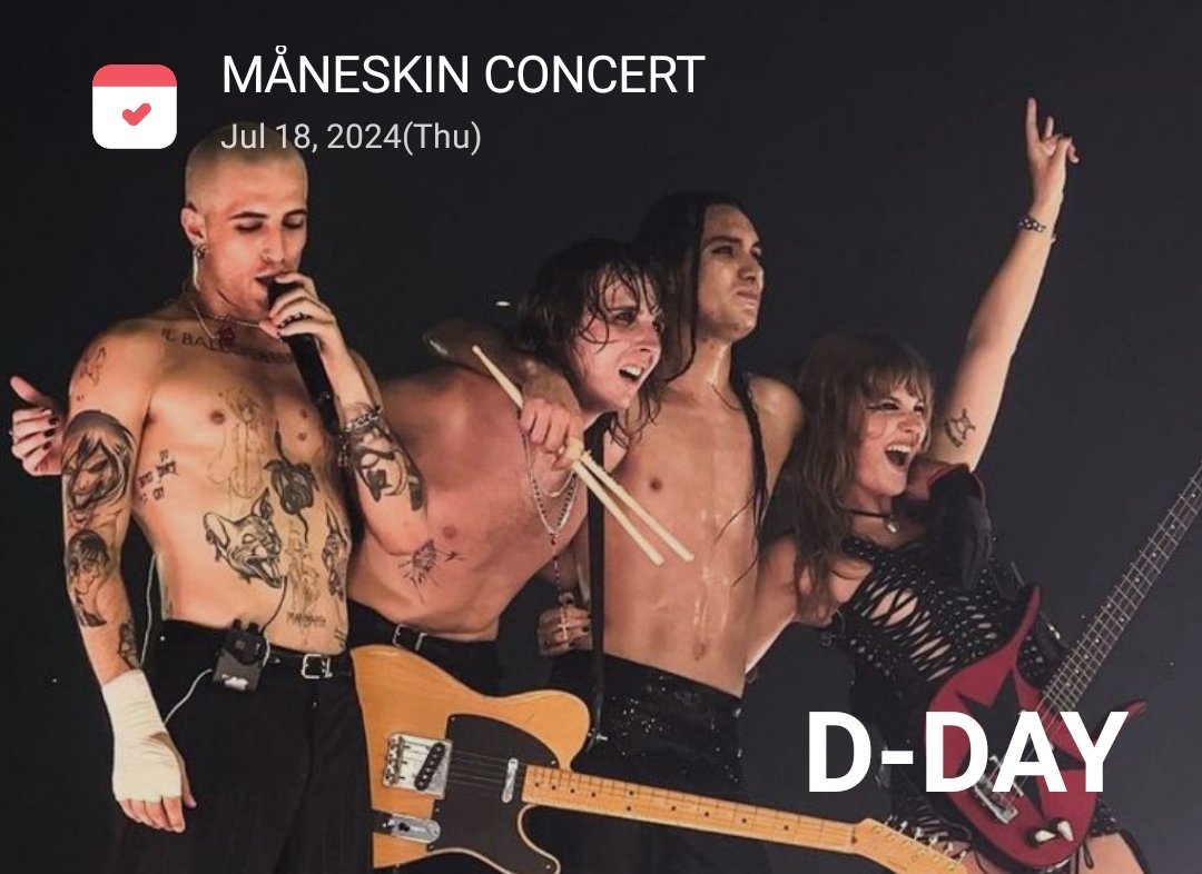 came back from the dead just to say that after 3+ years TODAY IS FINALLY MY TURN TO SEE MÅ LIVE!!! ❤️‍🩹