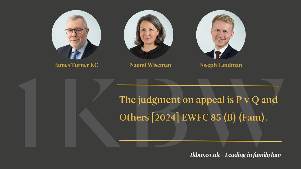 1KBW Chambers (@1kbwchambers) on Twitter photo <a href="/JamesTurner37/">James Turner KC</a>, leading <a href="/NayWiseman/">Naomi Wiseman</a> and Joseph Landman, instructed by Anest Mathias <a href="/TVEdwardsSol/">T V Edwards</a>, appear in the Court of Appeal today from 10am, which can be followed on livestream here: youtube.com/channel/UCsh0e… <a href="/JamesTurner37/">James Turner KC</a>, leading <a href="/NayWiseman/">Naomi Wiseman</a> and Joseph Landman, instructed by Anest Mathias <a href="/TVEdwardsSol/">T V Edwards</a>, appear in the Court of Appeal today from 10am, which can be followed on livestream here: youtube.com/channel/UCsh0e…