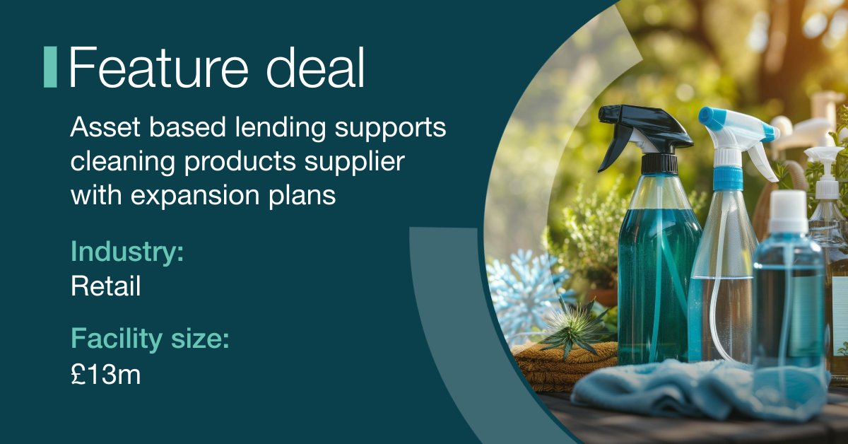 This household cleaning products company have carved a niche in their sector. The growth of the brand had opened up a new opportunities to expand.

Read how our specialist team supported their investment plans here:closeinvoice.co.uk/news-and-insig…