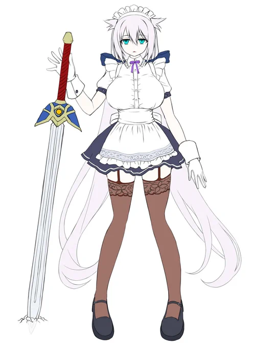 ダウナーメイド。武器が既視感ありすぎた。