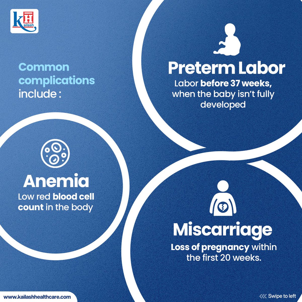 KailashHealth's tweet photo. #Pregnancy is a beautiful journey, but it's important to be prepared.
Be on the lookout for signs of #preeclampsia (high blood pressure, swelling, protein in urine), #gestationaldiabetes, and #pretermlabor. Regular checkups are crucial.
Consult our Obst & Gynecologists: https://t.co/A6XrdCFnrF
#healthyshe #healthwomen #prenatalcare #pregnancycare #healthypregnancy #gynecology