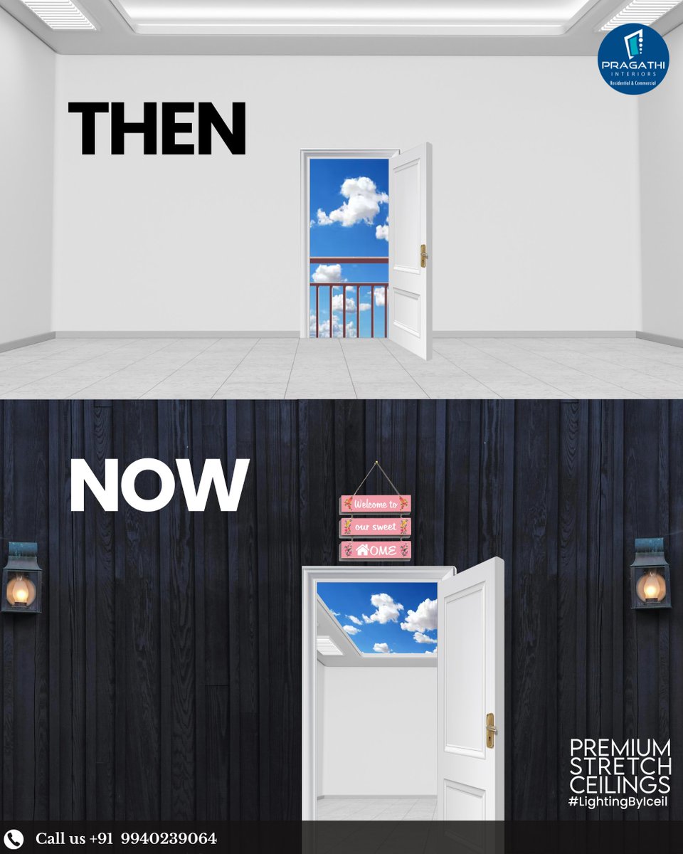 PInteriors79's tweet image. Outdoor adventures once meant gazing up at the sky. Now, the sky comes to you. Transform your space with stunning printed stretch ceilings.

📞 Call 99402 39064 today for a free quote!

#stretchceiling #homedecor #skytheme #skyindoors #lightingdesign #pragathiinteriors