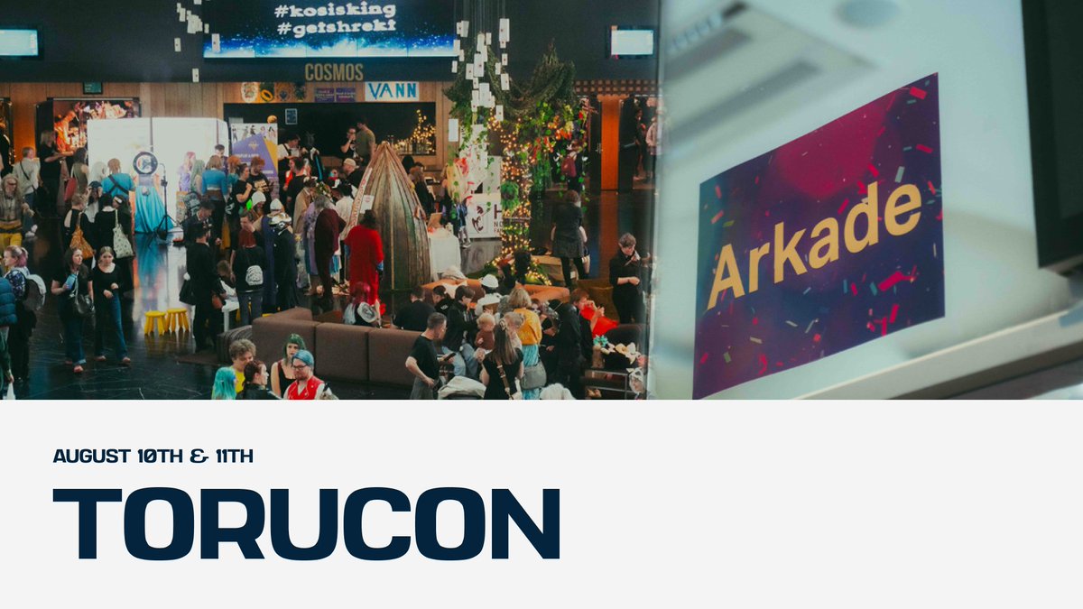 WE ARE GOING TO TORUCON!🔥🎮

Take on the challenge and play Super Smash against a pro, join one of our tournaments or just come by and say hi! 

You will find us in the arcade!💙

#pushingthegrind