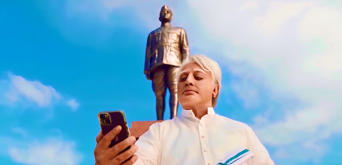 GetsCinema's tweet photo. THIS SHOT IN #Indian2 FILM 💥💥💥💥

#KamalHassan #Bharateeyudu2 #Shankar https://t.co/98dnQVLZ1y