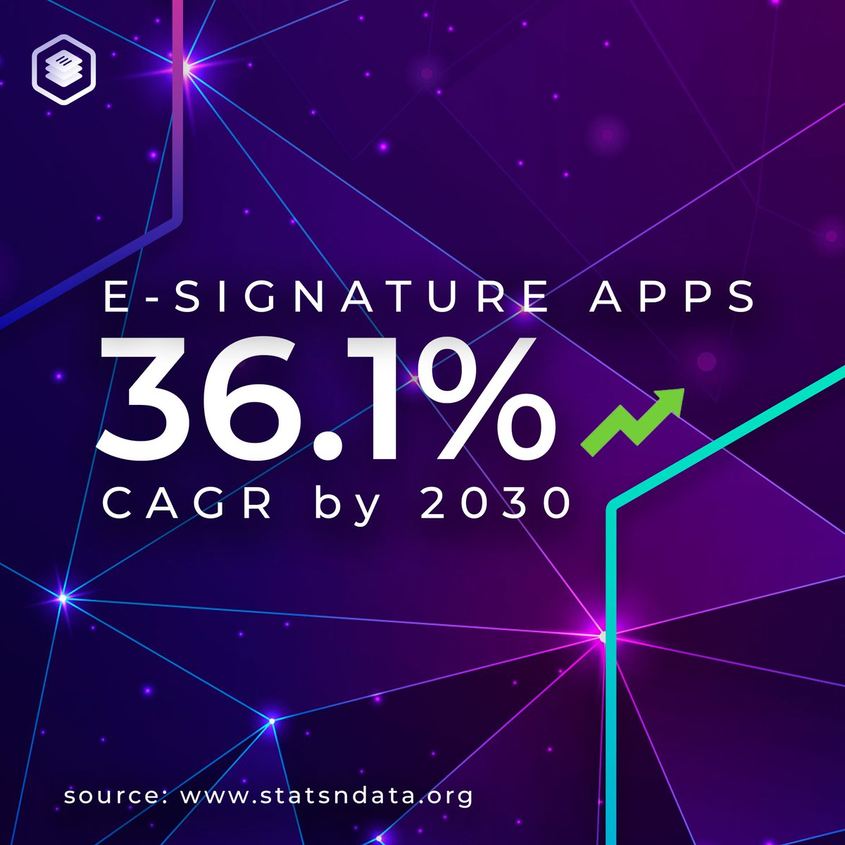 doconchain's tweet image. The E-Signature App market in the United States is predicted to have a CAGR of 36.1% by 2030! ⬆️

The demand for e-signature solutions have been increasing steadily in the bid for going paperless.

Source: statsndata.org

#SecuringYourDigitalWorlds #esignature