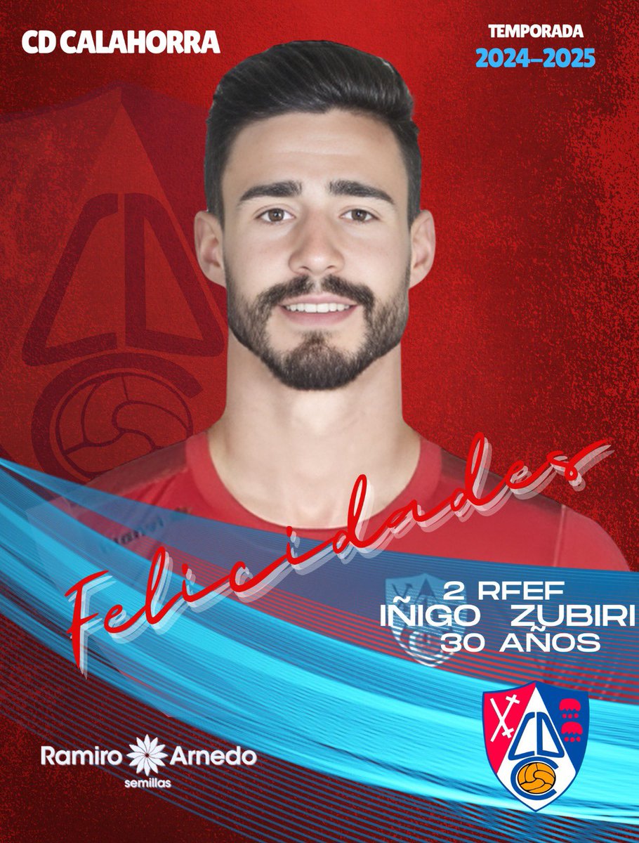 CD Calahorra (@cdcalahorra) on Twitter photo 🎉¡Hoy estamos de cumpleaños rojillo! 🎉
𝘍𝘌𝘓𝘐𝘡 𝘊𝘜𝘔𝘗𝘓𝘌𝘈𝘕̃𝘖𝑆, 𝗜́𝗡̃𝗜𝗚𝗢 𝗭𝗨𝗕𝗜𝗥𝗜 🎁
🥳 ¡A celebrarlo <a href="/Izubiri2/">Iñigo Zubiri</a> ! 🥳
No olvides pedir un deseo antes de soplar las velas 🎂😉
#ciudadrojilla 🎉¡Hoy estamos de cumpleaños rojillo! 🎉
𝘍𝘌𝘓𝘐𝘡 𝘊𝘜𝘔𝘗𝘓𝘌𝘈𝘕̃𝘖𝑆, 𝗜́𝗡̃𝗜𝗚𝗢 𝗭𝗨𝗕𝗜𝗥𝗜 🎁
🥳 ¡A celebrarlo <a href="/Izubiri2/">Iñigo Zubiri</a> ! 🥳
No olvides pedir un deseo antes de soplar las velas 🎂😉
#ciudadrojilla