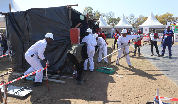 CXLmining's tweet photo. Sights from the North Zone first aid competition 2024 edition held at Borrowdale Country Club https://t.co/sv1TsLEFFy