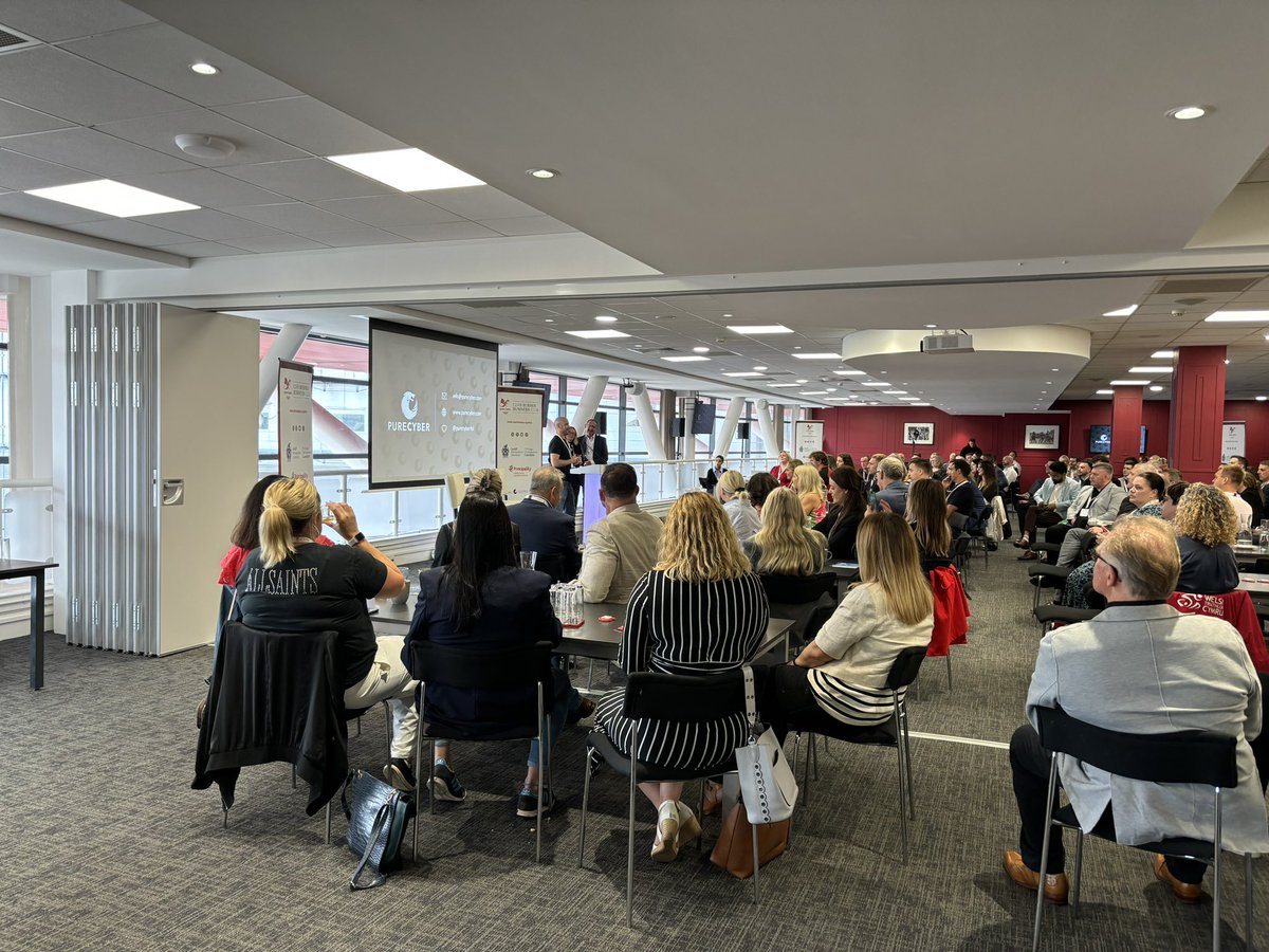 PureCyberLtd's tweet photo. We had an amazing time at the @TeamWales Business Club event yesterday at the Principality Stadium!
Want to learn more about our fully-funded cyber health check?
๐ Follow this link for more details and registration: https://t.co/cnpzIviT1S
#PureCyberDefence https://t.co/xXseH6PJeX