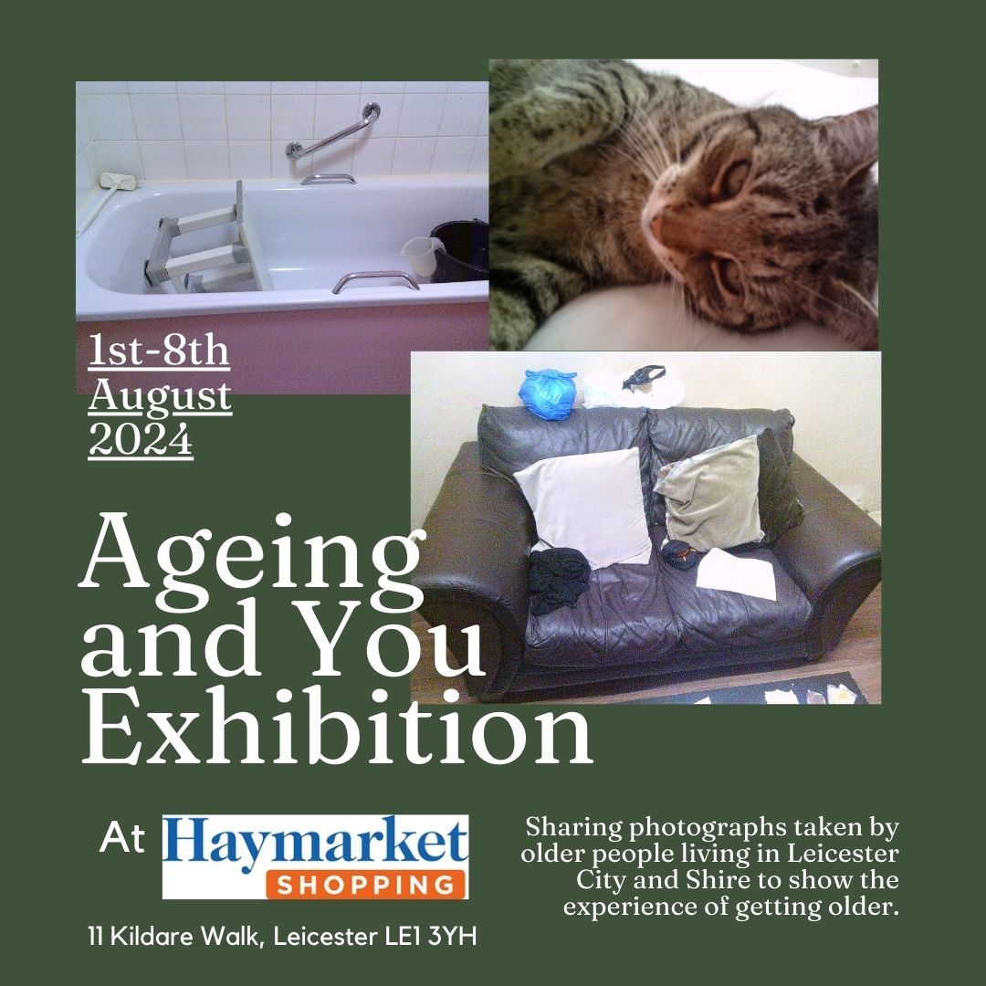 Victoria Cluley (@victoriacluley) on Twitter photo It's just two weeks until the opening of our <a href="/FrailtyEthncity/">Frailty&Ethnicity</a> study exhibition. There will be 50+ photos, all taken by older people living in Leicester. Every photo tells a different story. If you find yourself in Leicester between 1st-8th August come and take a look. It's just two weeks until the opening of our <a href="/FrailtyEthncity/">Frailty&Ethnicity</a> study exhibition. There will be 50+ photos, all taken by older people living in Leicester. Every photo tells a different story. If you find yourself in Leicester between 1st-8th August come and take a look.
