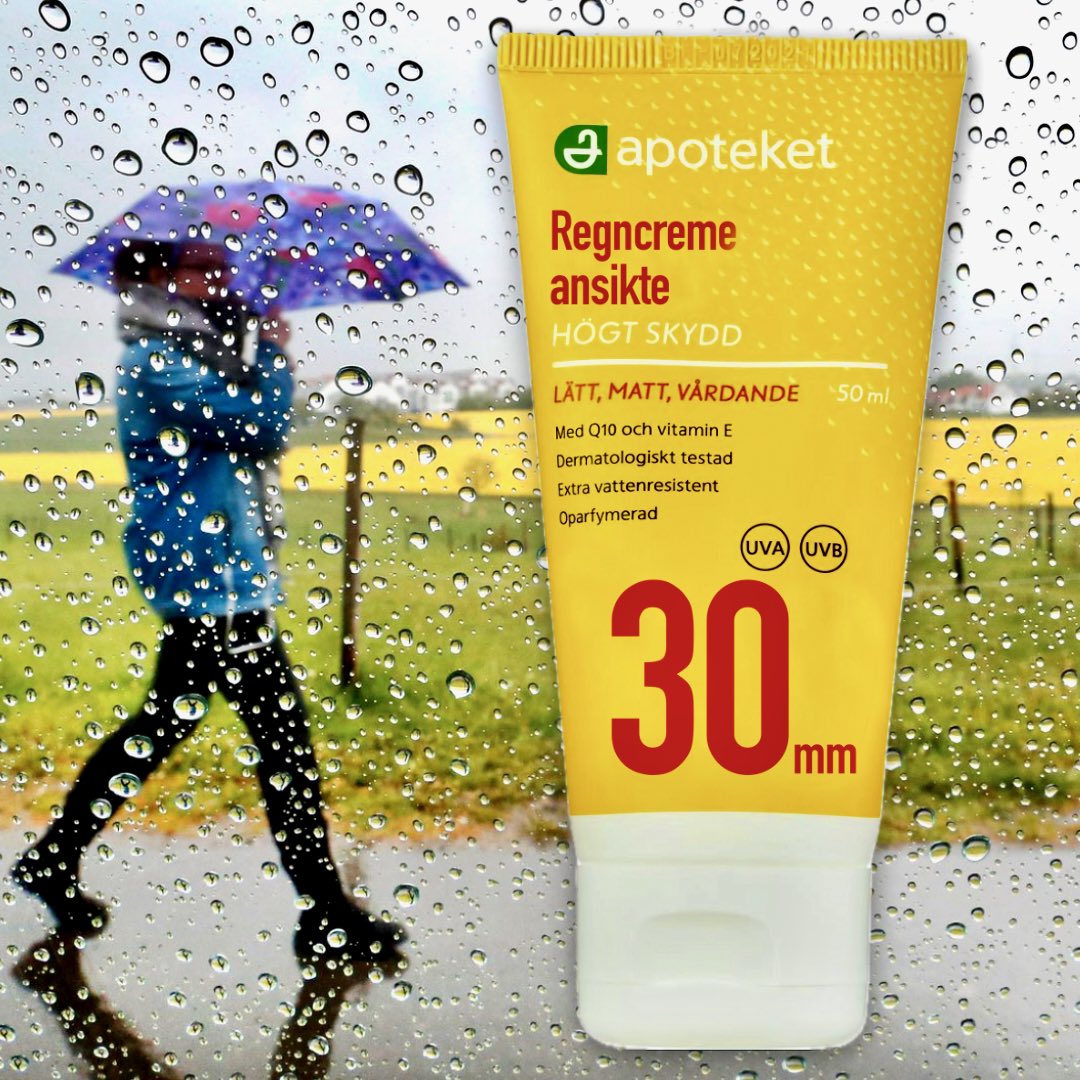 Om sommaren 2024 fortsätter såhär så lanserar jag snart  min nya produkt: Regncreme med 30mm skydd.  #sommar2024