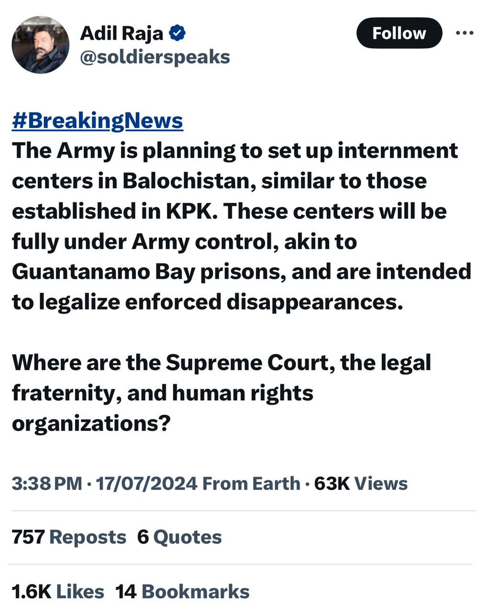 hilalians8's tweet image. #PropagandaAlert

Recently, a propaganda narrative originating from #India made rounds on social media, falsely claiming that sub-jails are being built in #Balochistan.

India initially utilized the anti-Pakistan figure - #AdilRaja, for spreading this propaganda and then roped in