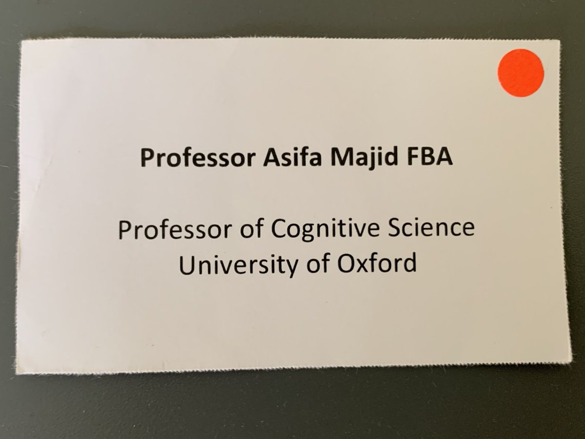 Asifa Majid (@asifa_majid) on Twitter photo So this happened yesterday. Thrilled and honoured to be elected a fellow of <a href="/BritishAcademy_/">The British Academy</a> Congratulations to all the other fellows, including the wonderful Eve Clark <a href="/Stanford/">Stanford University</a> and Catherine Snow <a href="/Harvard/">Harvard University</a>! <a href="/OxExpPsy/">Oxford ExpPsychology</a> <a href="/StHughsCollege/">St Hugh's College</a> So this happened yesterday. Thrilled and honoured to be elected a fellow of <a href="/BritishAcademy_/">The British Academy</a> Congratulations to all the other fellows, including the wonderful Eve Clark <a href="/Stanford/">Stanford University</a> and Catherine Snow <a href="/Harvard/">Harvard University</a>! <a href="/OxExpPsy/">Oxford ExpPsychology</a> <a href="/StHughsCollege/">St Hugh's College</a>