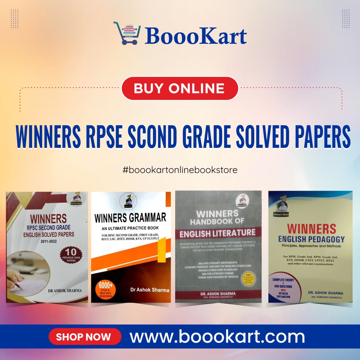 Boookart1's tweet image. Unlock your success with Winners RPSE Second Grade Solved Papers! 🎓

Buy Online:- boookart.com/products/searc…

👉:- To know more about books by clicking here: boookart.com

#boookart #RPSE #SolvedPapers #ExamPreparation