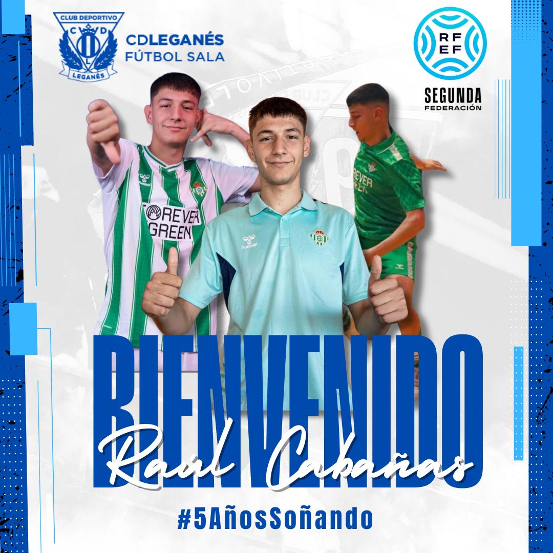 FICHAJE | ✍ ¡Raúl Cabañas,  joven incorporación para nuestro primer equipo! 

🔜 Procedente del @RealBetisFS B, llega un jugador con experiencia en 2° División donde ha demostrado una gran valía. 

🫱🏻‍🫲🏽 ¡Bienvenido a tu nueva casa, Raúl!

#5AñosSoñando🔵⚪