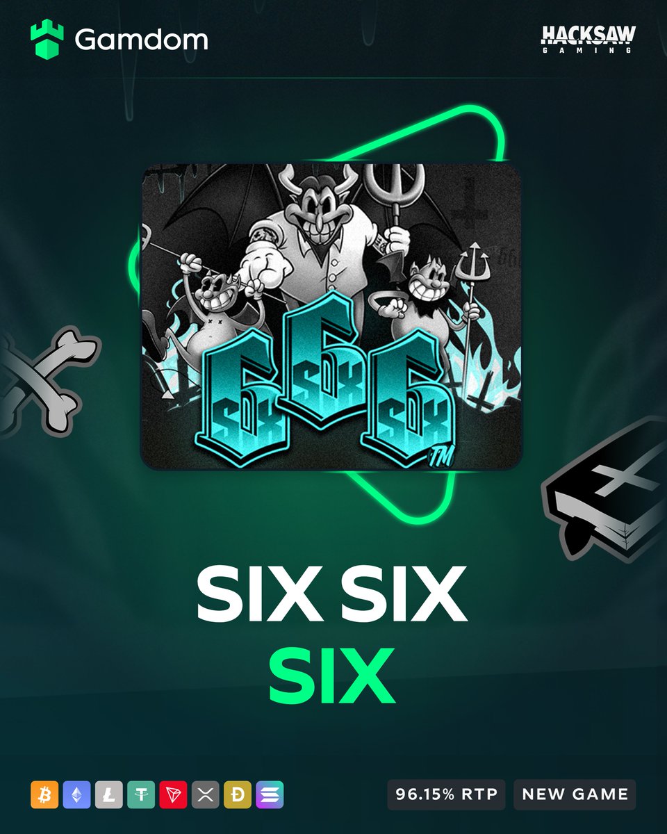 😈 New Game: SixSixSix by Hacksaw Gaming! 😈

Step into the dark underworld with SixSixSix and spin the reels with Balthazar and Beelzebub in a monochrome world, aiming for a maximum payout of 16,666 times your bet! 💀

-💚 + 🔁 + Mention a Friend
-Drop your userID in the