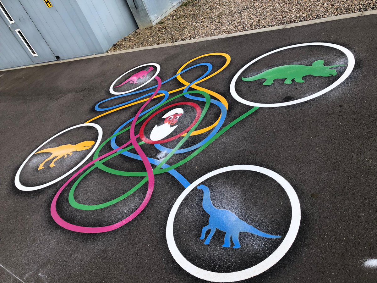 SportsafeUK's tweet photo. #ThrowbackThursday to this playground markings installation.🤩

📲Find out more and enquire today at https://t.co/U60YllpvAB

#PlaygroundMarkings #PlaygroundEquipment #School #Playground #SupportingTheNextGeneration https://t.co/tN0Z0yGtZW