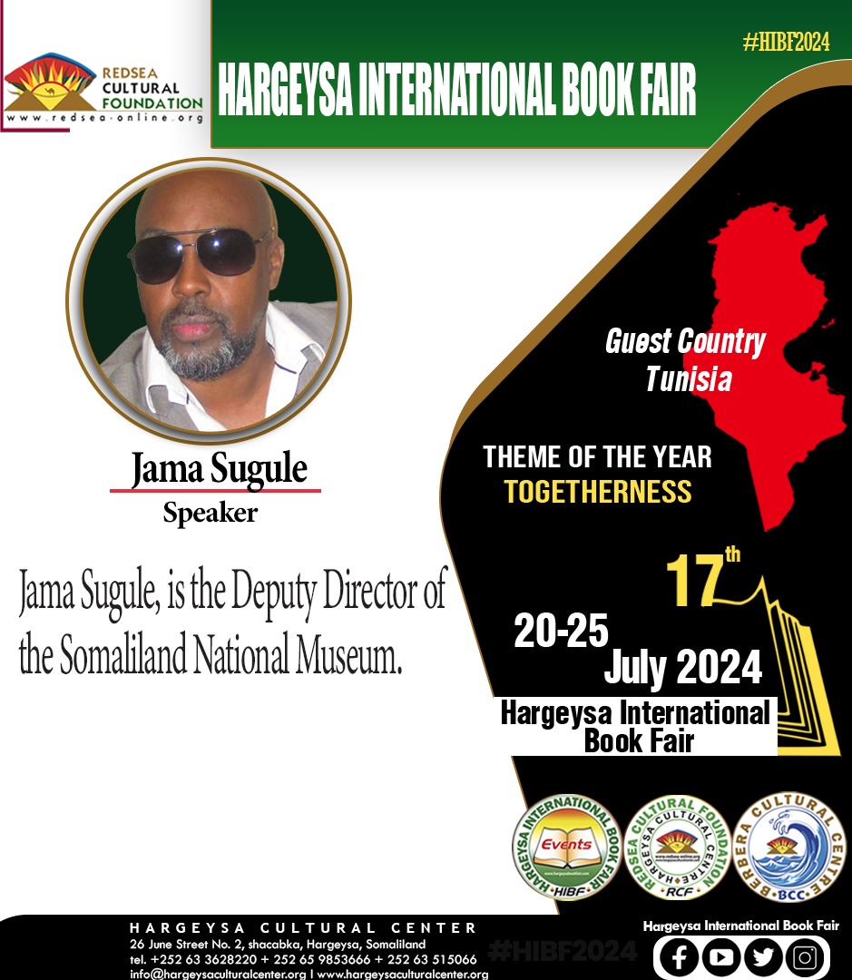 Introducing our #HIBF2024 Speakers!! Brion Johnson and Jama Sugule  #Bookfair #Speakers #HCC #Culture #Somaliland #Hargeysa