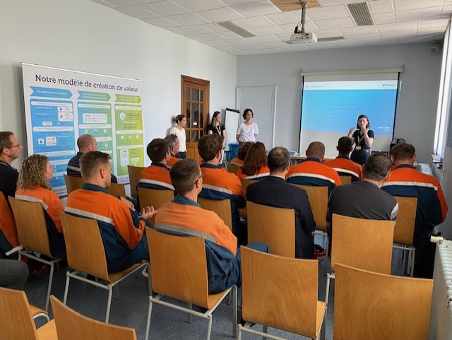 We enjoyed presenting the New Vallourec Value Creation Model at our different sites. Under the "Value over Volume" strategy, our CEO Philippe Guillemot highlights our commitment to stakeholders, with coordination by Corinne Willecomme, Director of Sustainable Development.