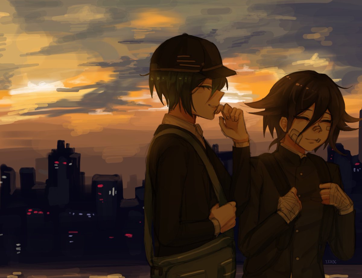Green_Lenx's tweet photo. //Pg Saiouma4//
“Happiness”

#Saiouma #Kokichiouma #Shuichisaihara #Danganronpav3 https://t.co/EynlQcUwns