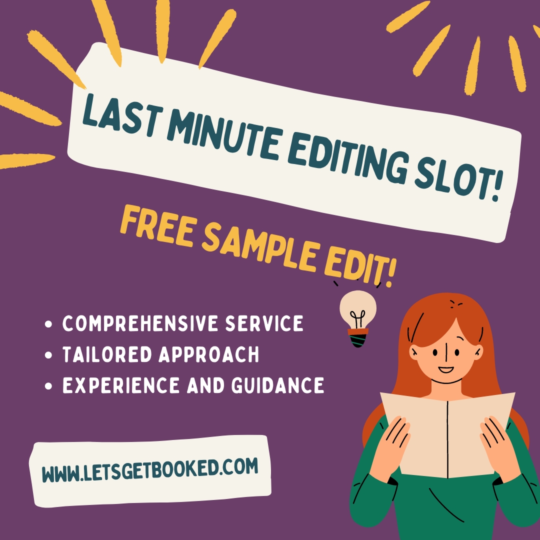 This doesn't happen often, but due to a client moving an edit, I have a free slot at the end of July/start of Aug. Get in touch if you're interested: letsgetbooked.com