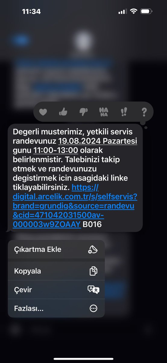 Gelen mesajda urunu aldiktan tam 31 gun sonra kurulum icin randevu verilmis. Bence sonbahar ayinda verilebilirdi direkt diger yaz icin kullanmak adina. 

Bu gercekten insanlarla dalga gecmekten baska hic bir sey degil.
Halen tarafima donus yapilmadi.

<a href="/ArcelikDestek/">Arcelik Destek</a> <a href="/arcelik/">arcelik</a>