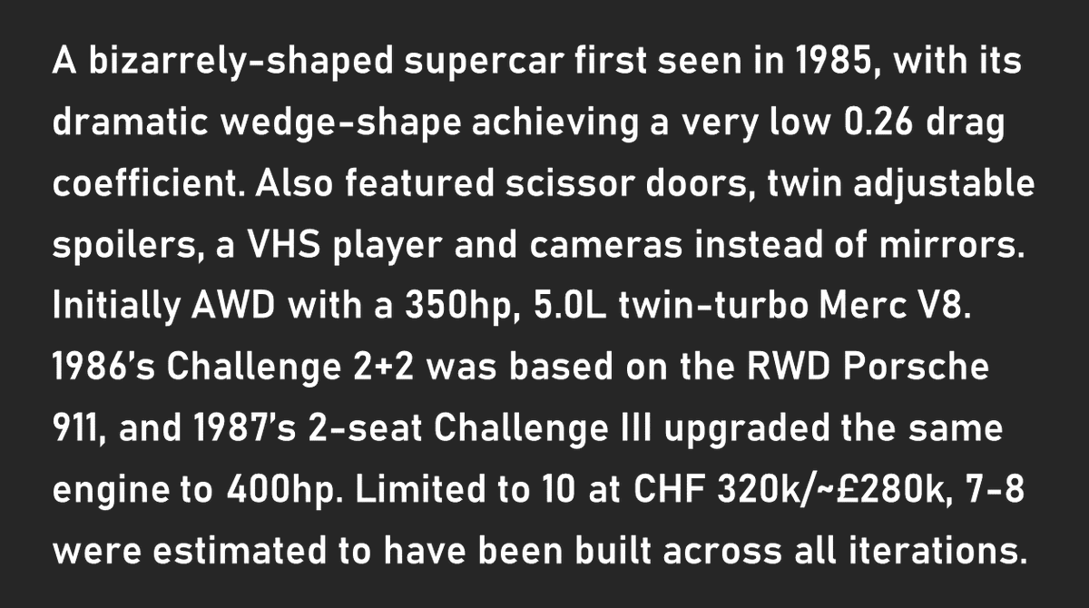 Obscure Supercars tweet media