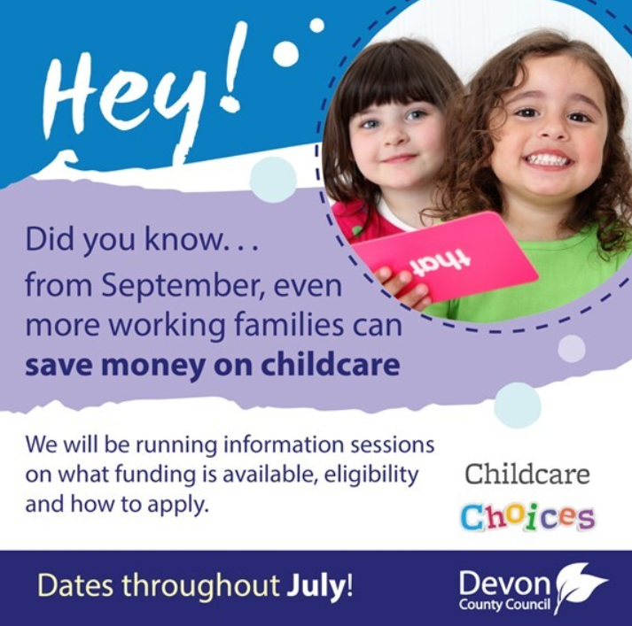📣 Will your child be nine months old by Saturday 31 August 2024?

Childcare is one of the biggest costs facing working families today. 👶 💷

The Government want to make childcare more affordable and accessible. How?

🌐👇 Click below to find out more .

shorturl.at/3vlGH