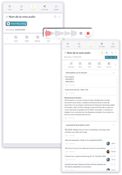 Nouvelle extension Beesy✨

Retrouvez Beesy partout sur internet 

Prenez vos notes dans Beesy quelque soit l'endroit où vous êtes sur internet. Enregistrez-vous et recevez votre CR de réunion.🎙️

Installer l'extension : chromewebstore.google.com/detail/beesy-t…

#Beesy #CR #compterendu #reunion