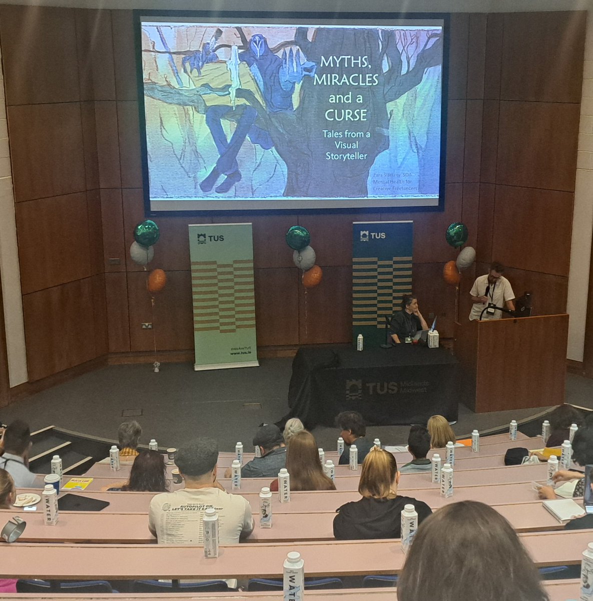 Clodagh Reid (@clodagh_reid1) on Twitter photo Keynote speaker for the third and final day of #GraphMed2024 at <a href="/TUS_ie/">Technological University of the Shannon</a> is Zara Slattery exploring Myths, Miracles and a Curse-Tales from a Visual Storyteller <a href="/TUS_ENG_EPE/">TUS_ENG_EPE</a> <a href="/GraphicMedicine/">Graphic Medicine</a> <a href="/TERG_IE/">TERG</a> @JMBurns99 Keynote speaker for the third and final day of #GraphMed2024 at <a href="/TUS_ie/">Technological University of the Shannon</a> is Zara Slattery exploring Myths, Miracles and a Curse-Tales from a Visual Storyteller <a href="/TUS_ENG_EPE/">TUS_ENG_EPE</a> <a href="/GraphicMedicine/">Graphic Medicine</a> <a href="/TERG_IE/">TERG</a> @JMBurns99