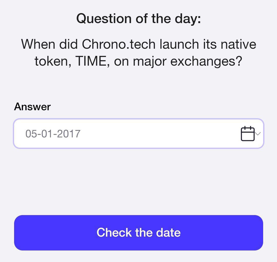 ETF_ETH_SEC's tweet photo. 🪙 کوئیز روزانهی تایم فارم
⚡️ سوال: در چه تاریخی Chrono tech توکن بومی خود، TIME، را در صرافیهای بزرگ عرضه کرد؟
⚡️ پاسخ: ۵ ژانویه ۲۰۱۷
⬅️لینک ورود به ربات TimeFarm➡️
👇👇👇👇
#ایردراپ #تایم_فارم #TimeFram #memefi #combo #hamster #tapswap #MuskEmpire #همستر #تپ_سواپ #ربات https://t.co/5q8o9yjt6h