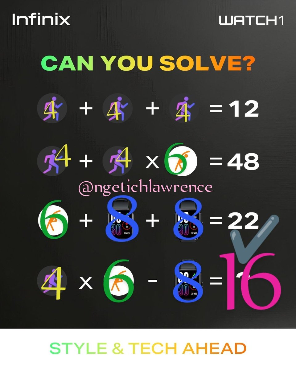 <a href="/InfinixKenya/">InfinixKenya</a> ANSWER IS 16✔️🔥 #Myloveforinfinix #InfinixWatch1
#InfinixAccessories