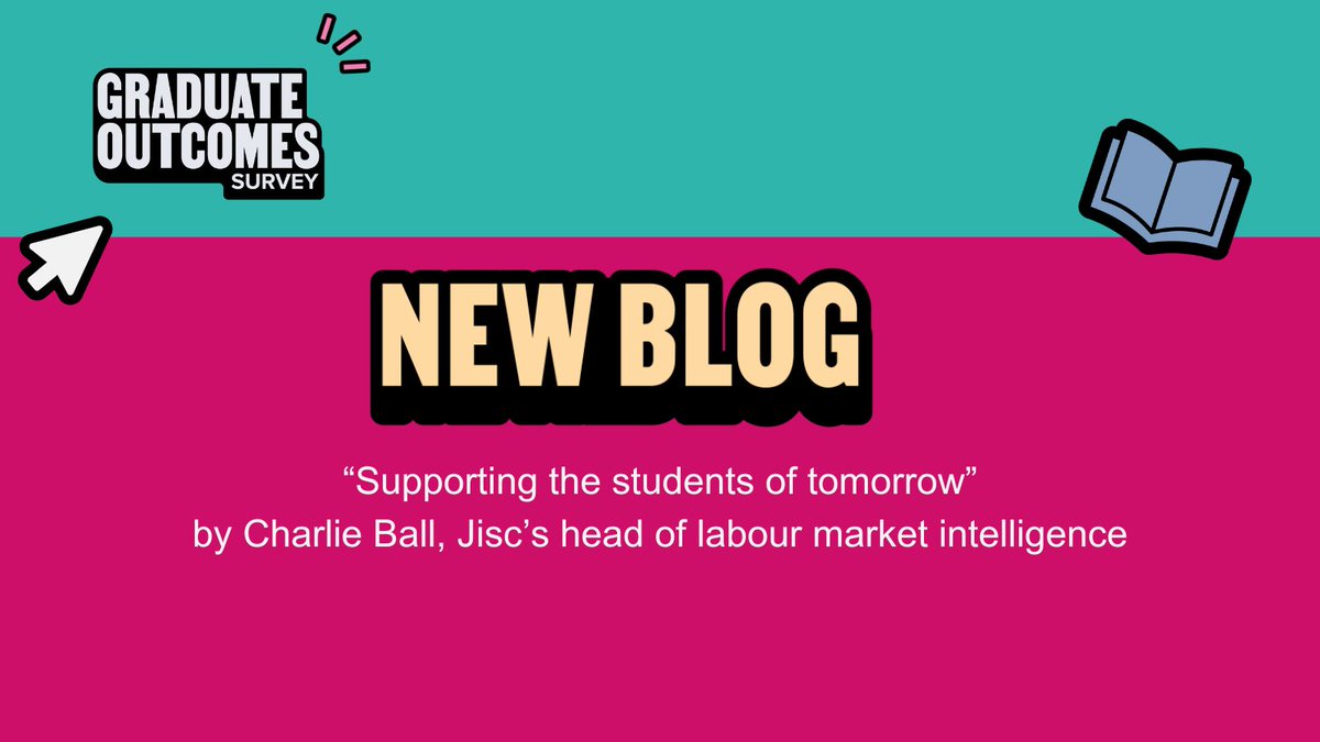 New blog incoming! <a href="/Jisc/">Jisc</a>'s labour market expert @lmicharlie explains what we’re seeing in the latest #GraduateOutcomes data and why your survey response is so valuable to the education sector bit.ly/4fhG5HQ #graduates #graduation2024